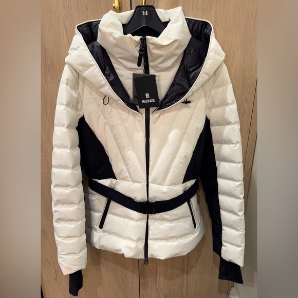 Mackage Jackets & Blazers - NWTs Mackage Elita-NFZ Down Ski Jacket. Off-White. Sz. XL